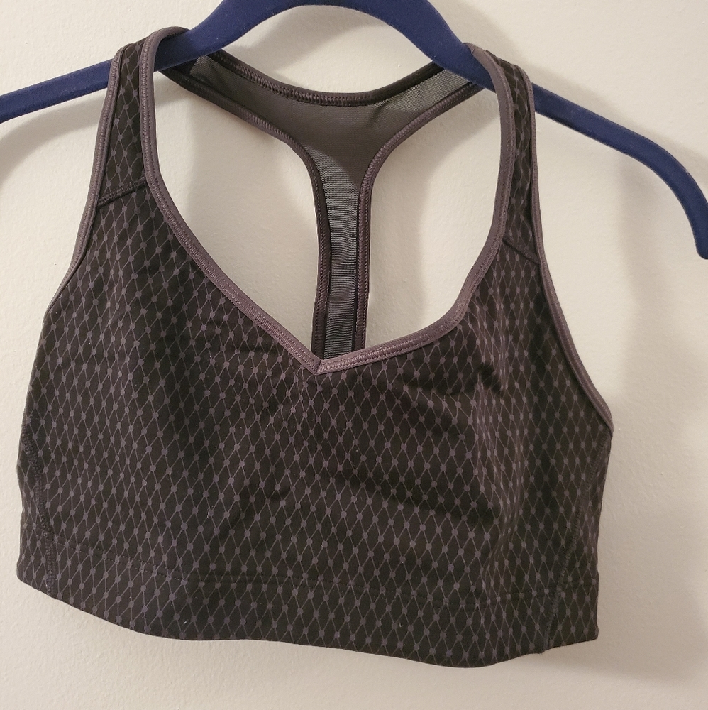 Victoria's Secret Black Fishnet Player Sports Bra